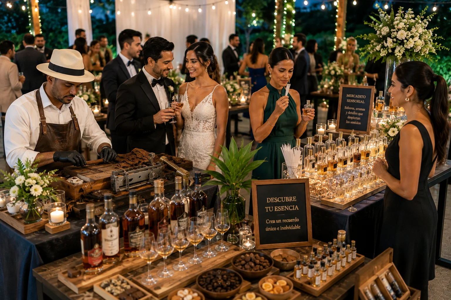 Activación sensorial para bodas