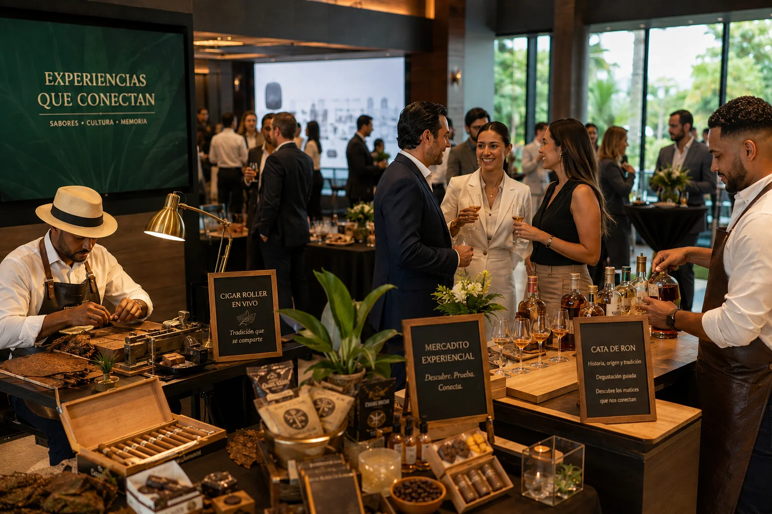 Experiencia sensorial para eventos corporativos
