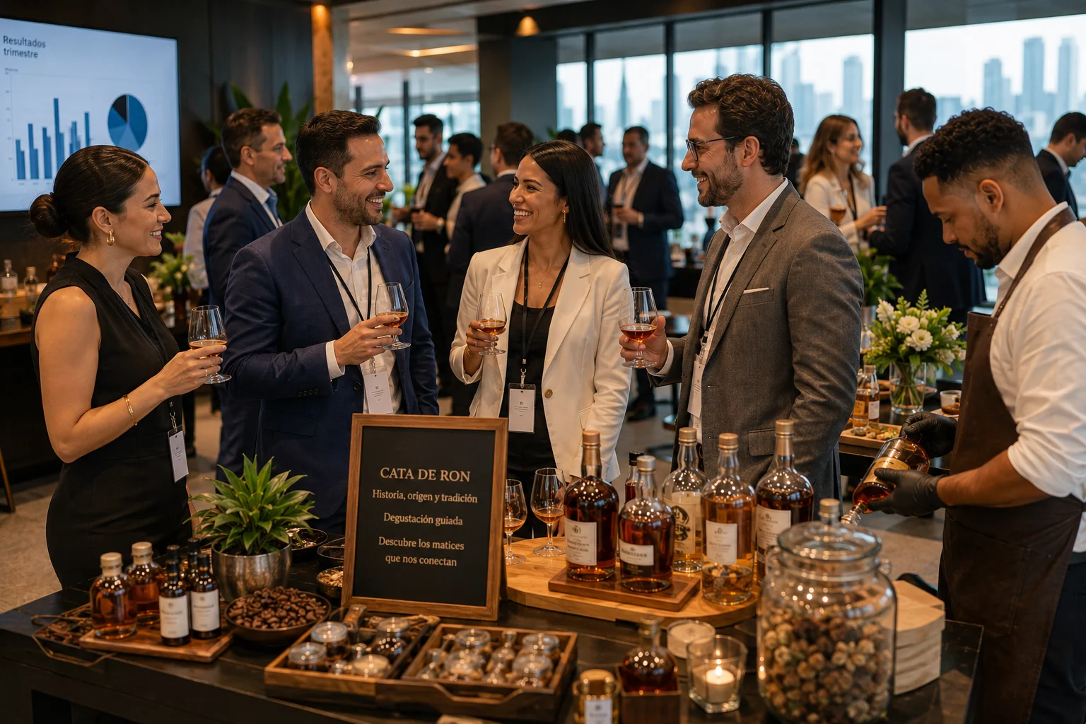 Activación sensorial para eventos corporativos