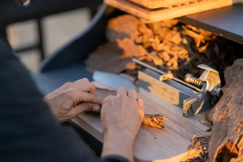Experiencia sensorial con cigarro